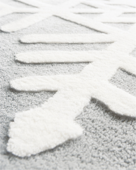雪の結晶のアップ画像